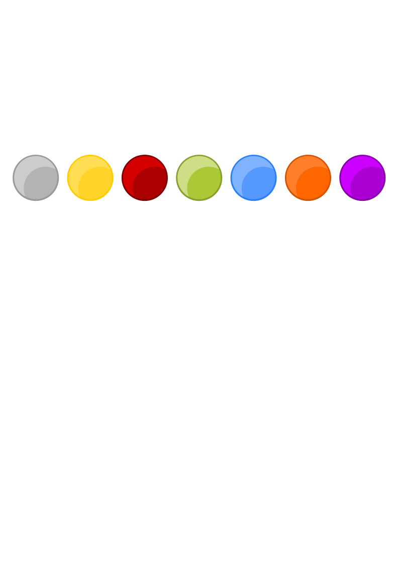 Colorful Circle Icon Backgrounds