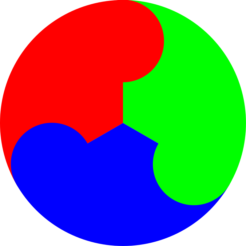 3 color yinyang