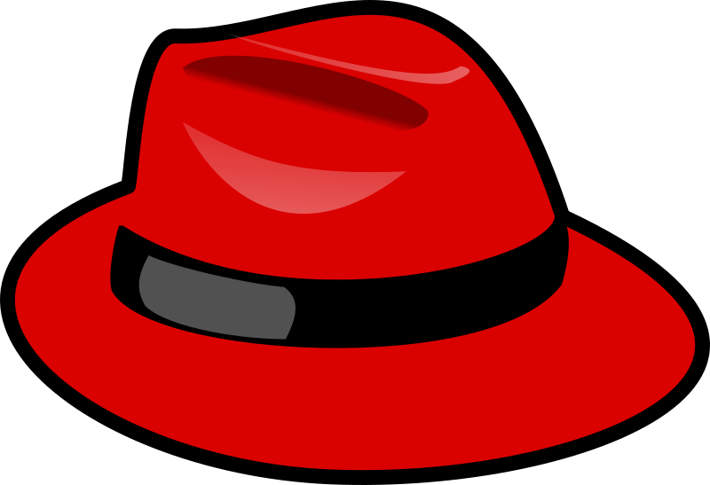 Red fedora