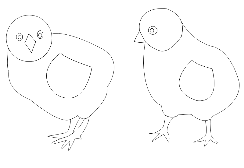 chicks-vector-coloring