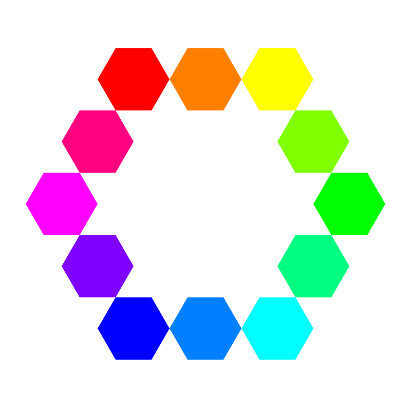 1 point 12 connected hexagons