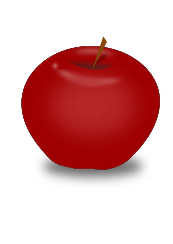 red apple