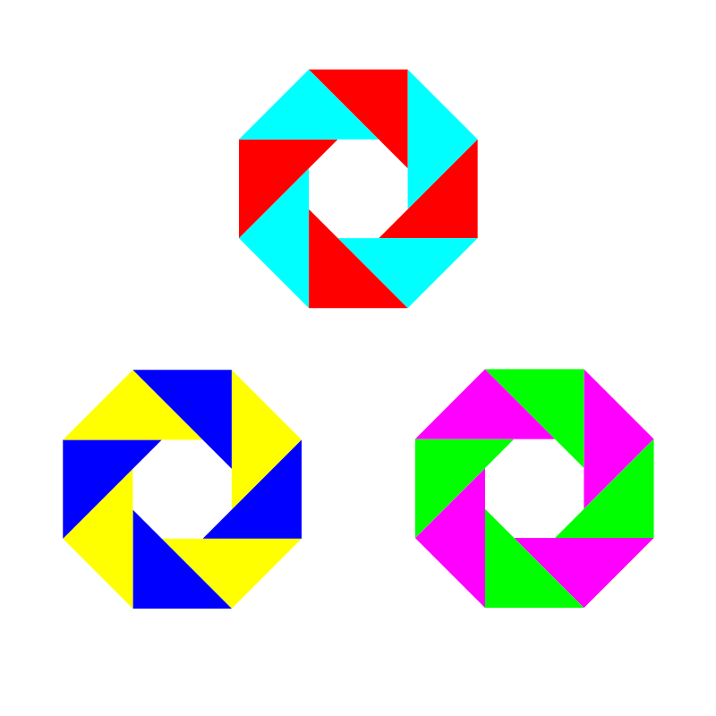 half squares 3 octogons