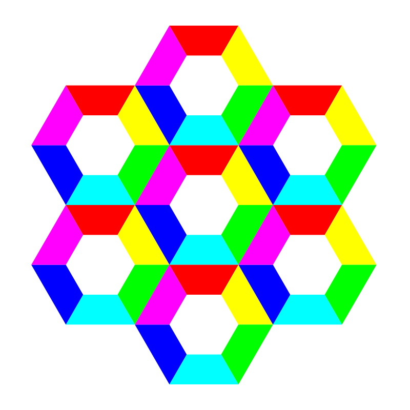 half hexagon fun