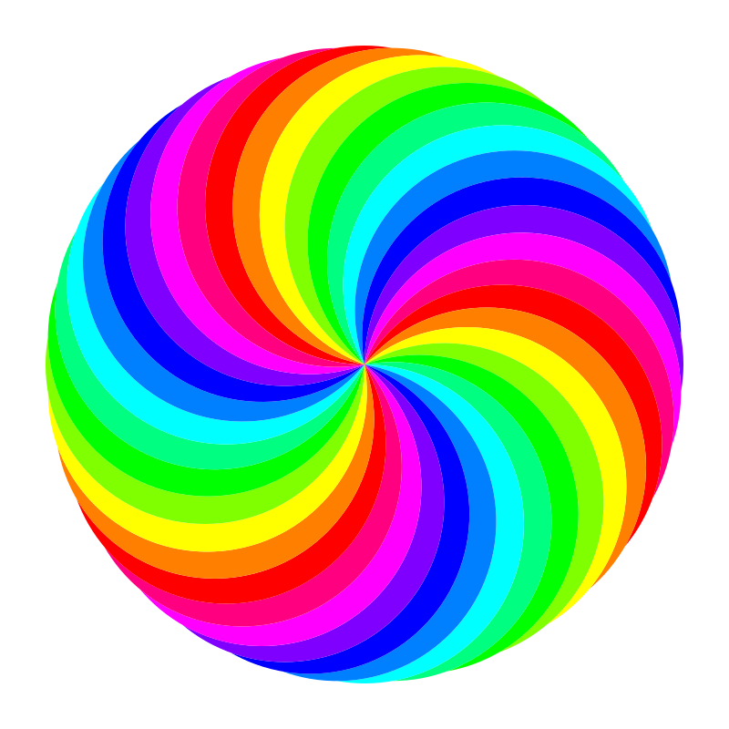 36 circle swirl 12 color