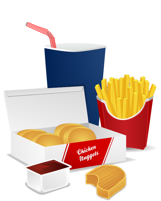 Fast Food Menu Openclipart