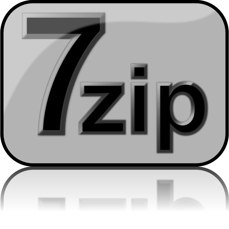 7zip Glossy Extrude Gray