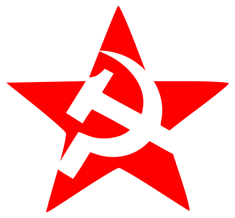 hammer and sickle in star