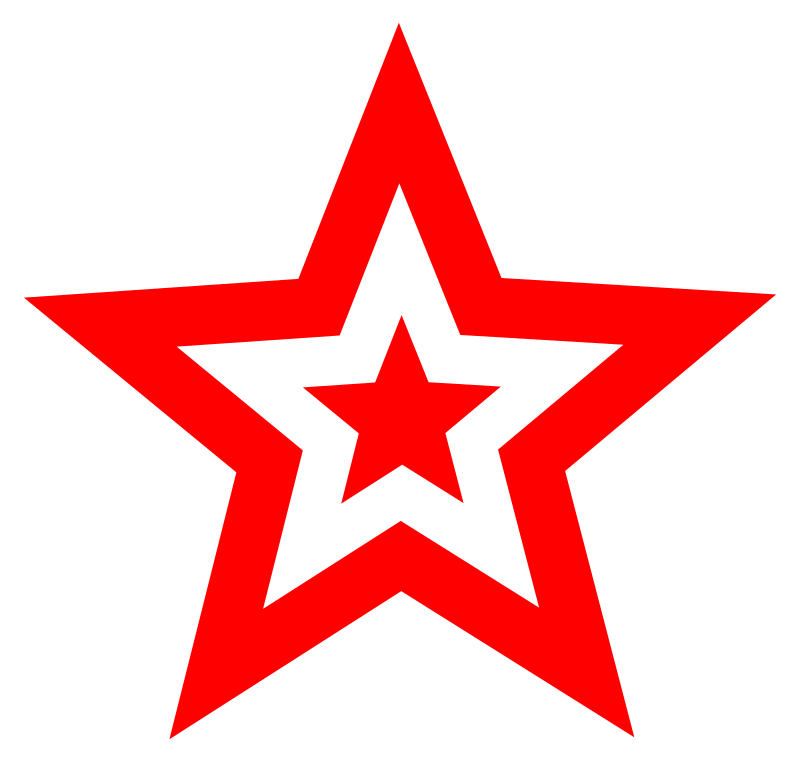 red star in star