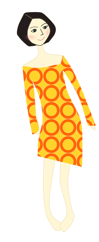Girl in the dress