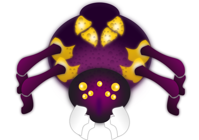 Purple spider