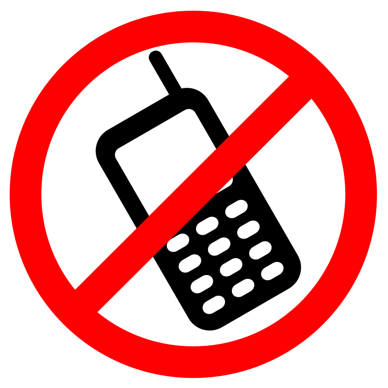 No Cell Phones Allowed