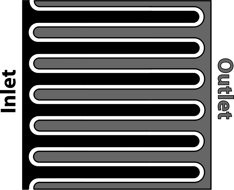 Interdigitated Fuel Cell Electrode