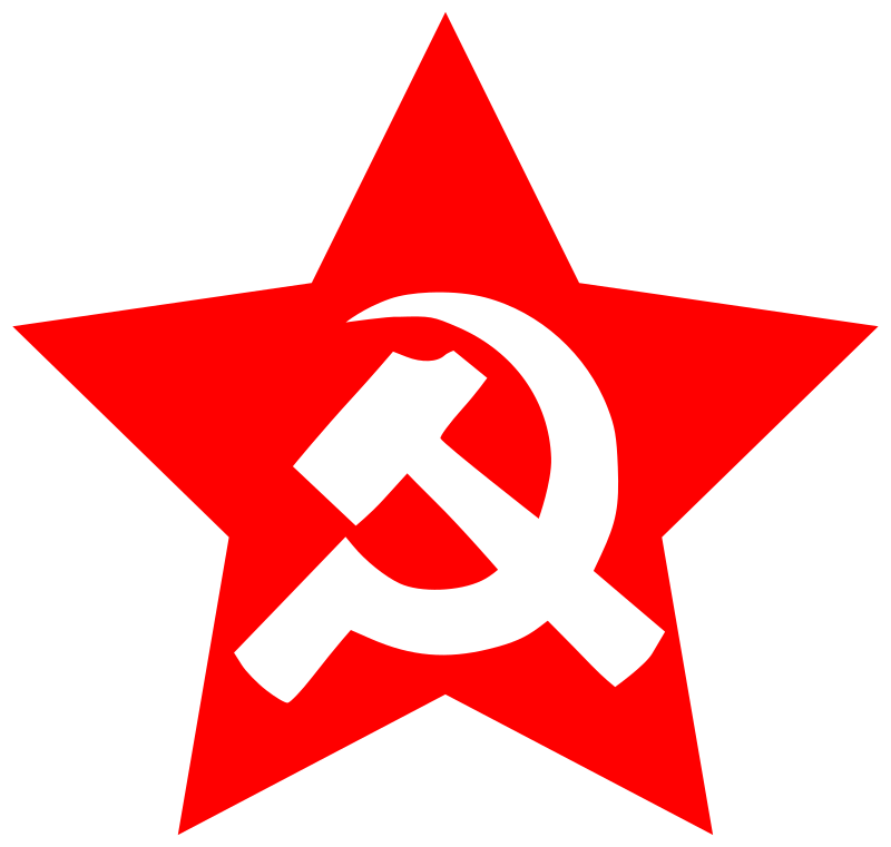 hammer and sickle in star