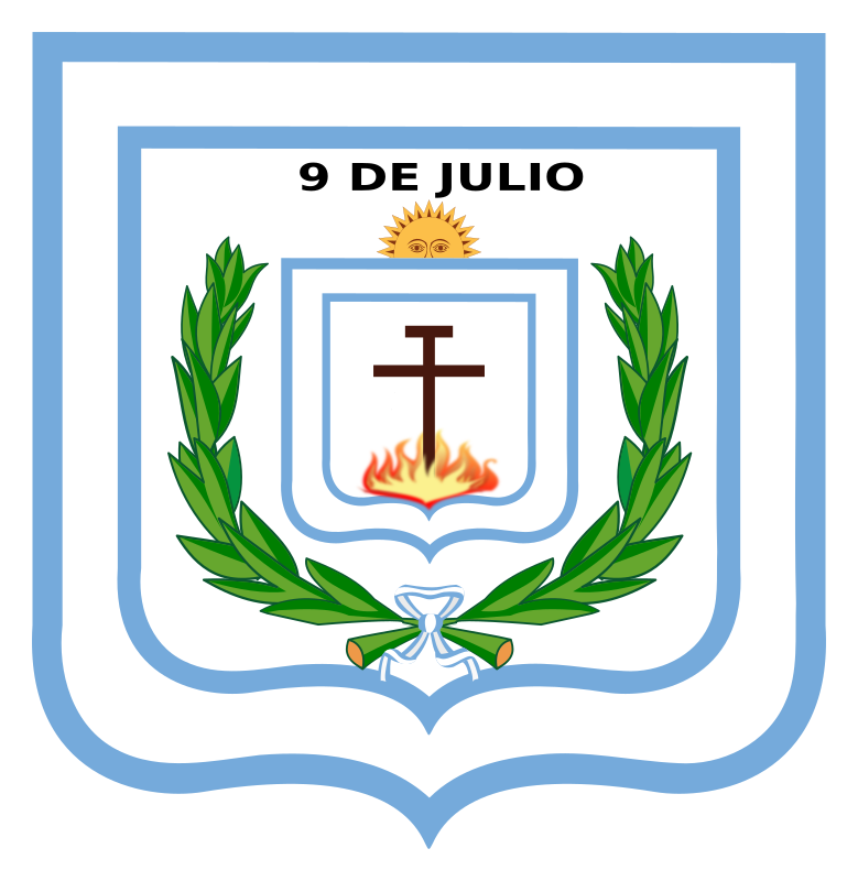 Escudo de la Municipalidad de 9 de Julio
