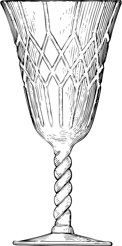 crystal goblet