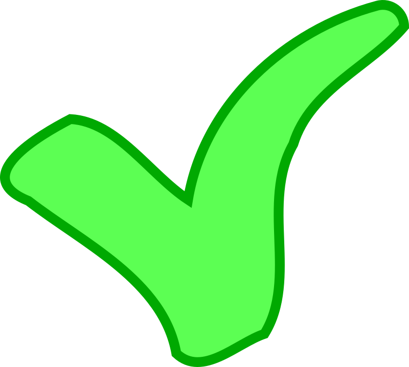 green OK / success symbol