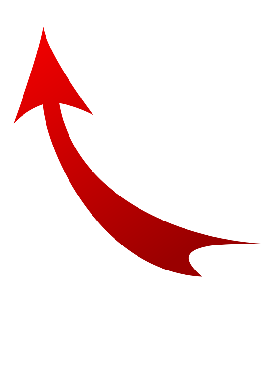 curved arrow