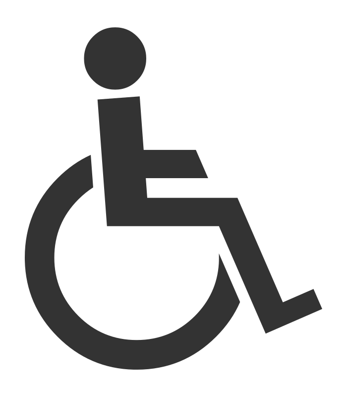 The Symbol of Disabled Man