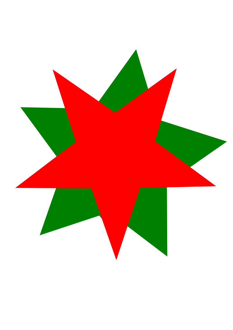 GreenRedStars