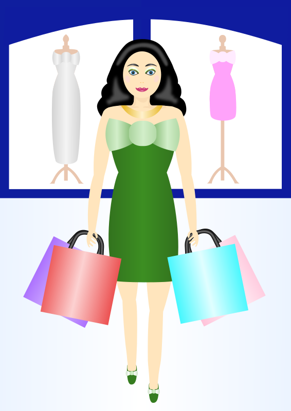 Woman shopping