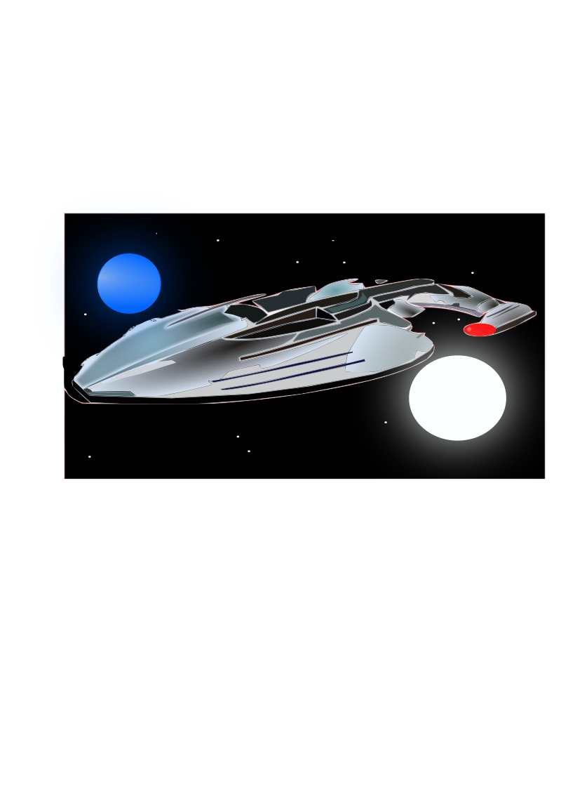 My First Inkscape Space Scene