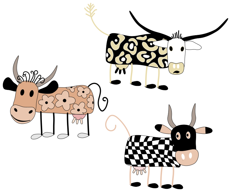 Cartoon Cows