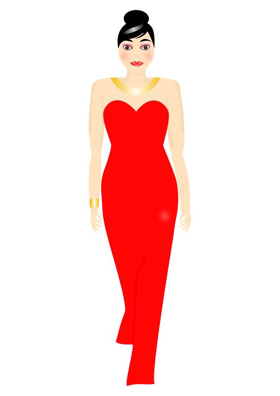 Red Dress - Openclipart