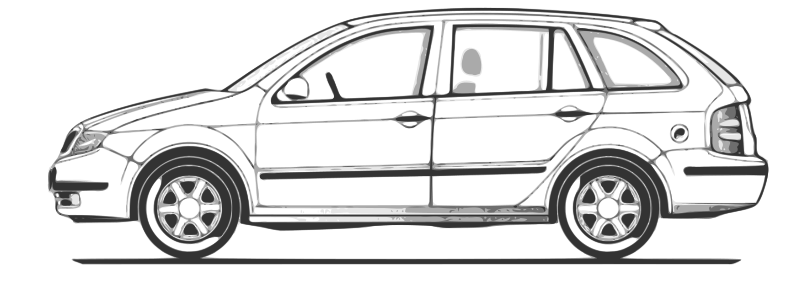 Skoda Fabia Combi - side view