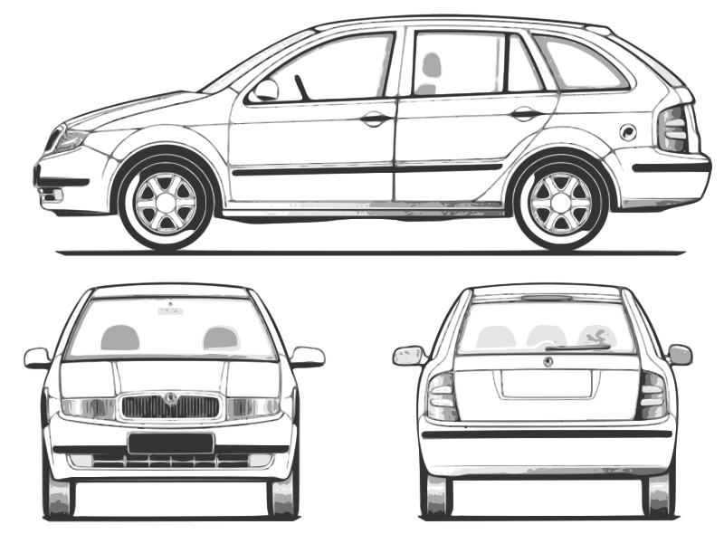 Skoda Fabia Combi - all views