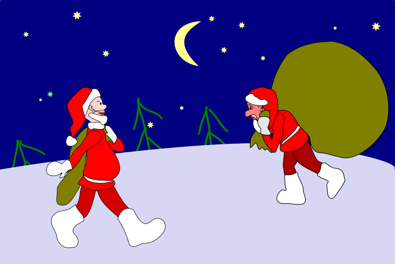 two santas