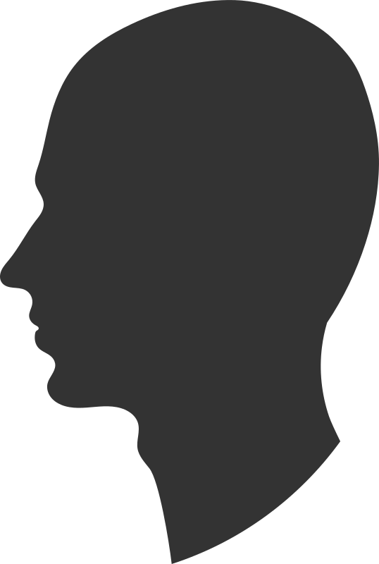 Head profile - Openclipart