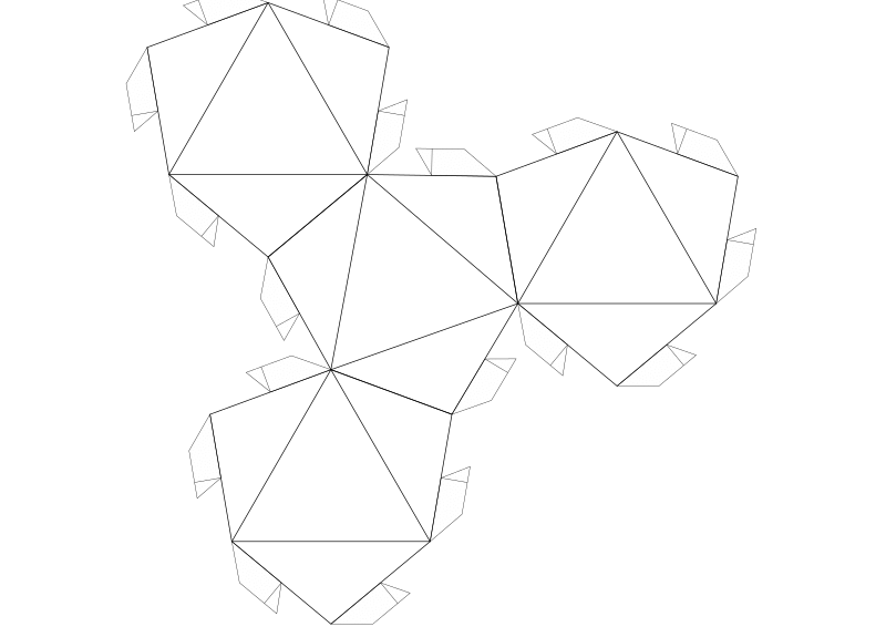 18 net geodesic sphere