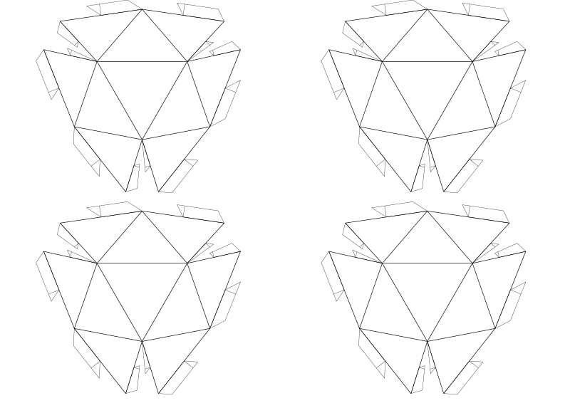 32 net geodesic sphere