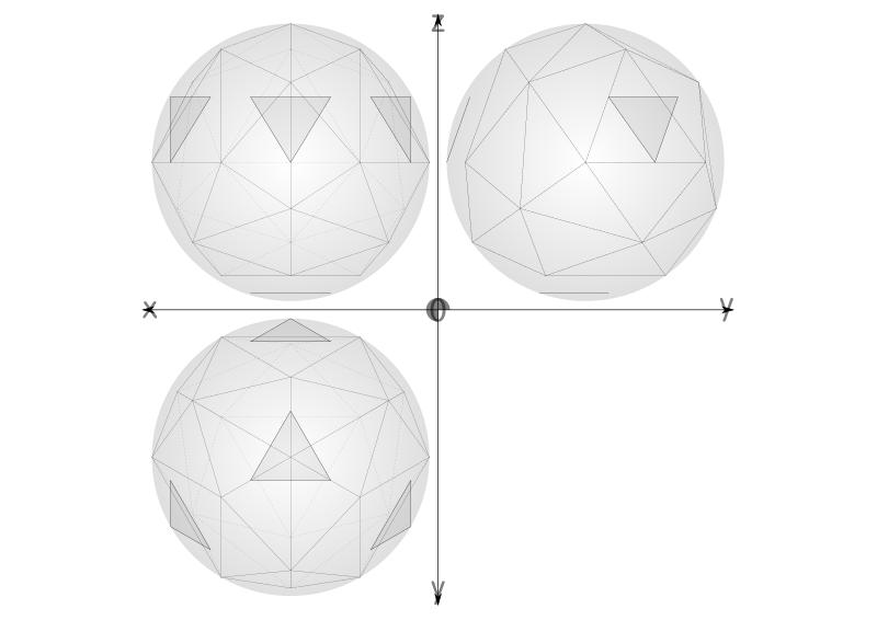 40 construction geodesic spheres recursive from tetrahedron