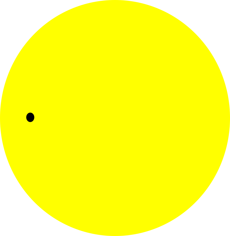 Transit of Venus over Sun