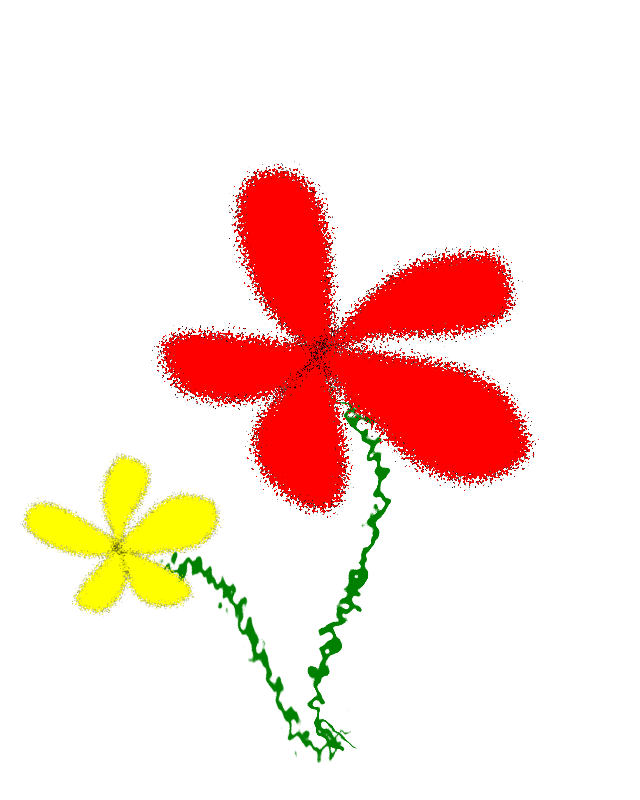 Flowers, Yellow and Red