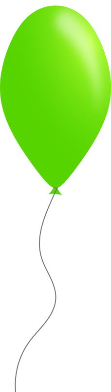 Green balloon