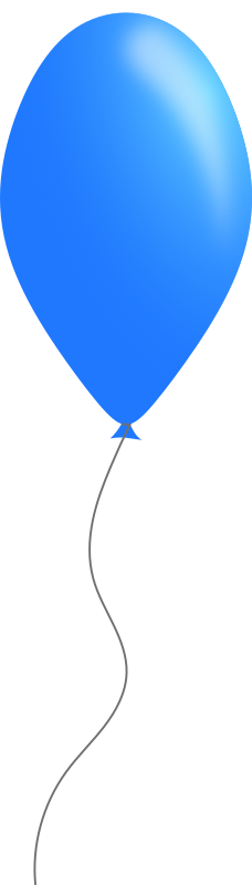 Blue balloon