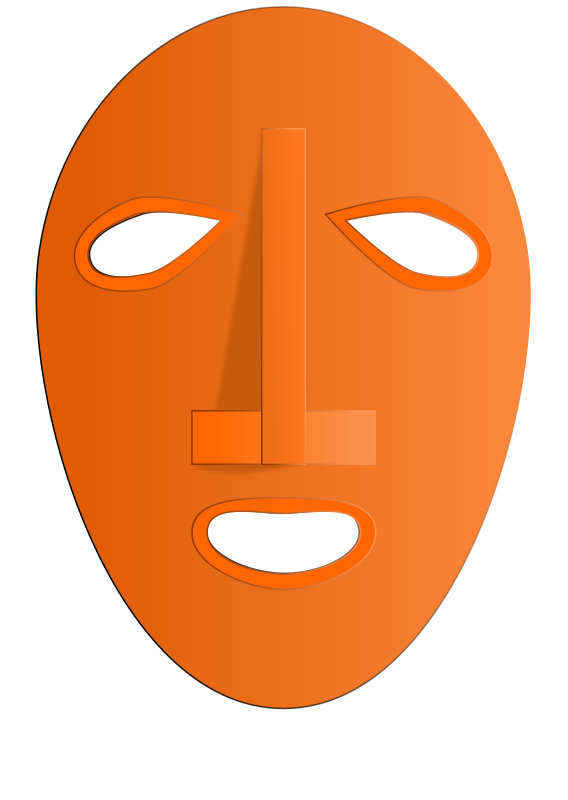 Traditional African mask