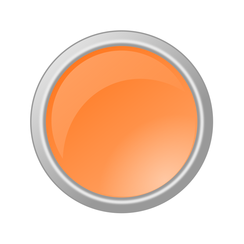 Glossy Light Orange Button