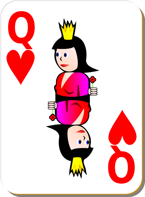 White Deck: Queen of Hearts