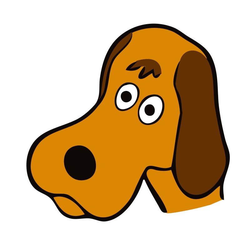 drawn dog - Openclipart