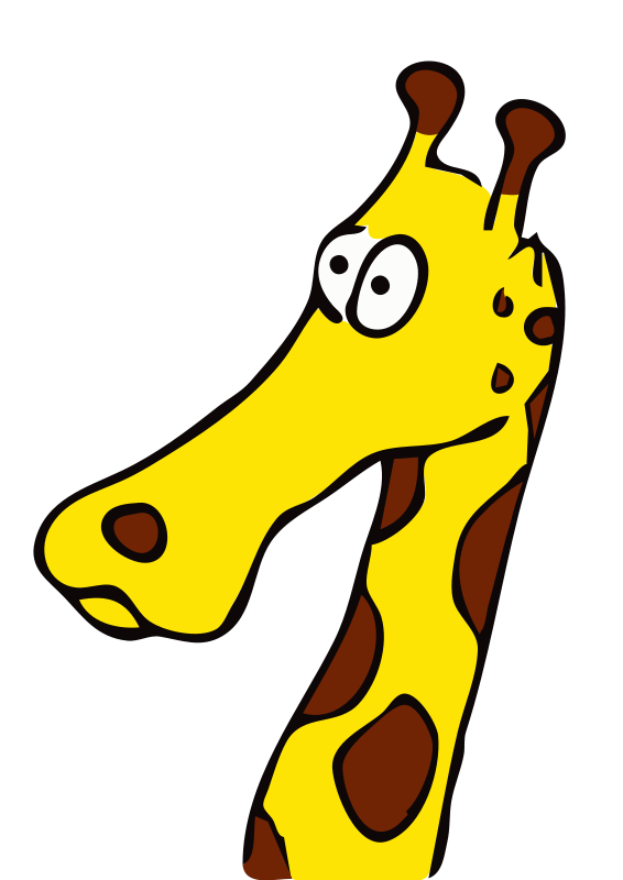 drawn giraffe