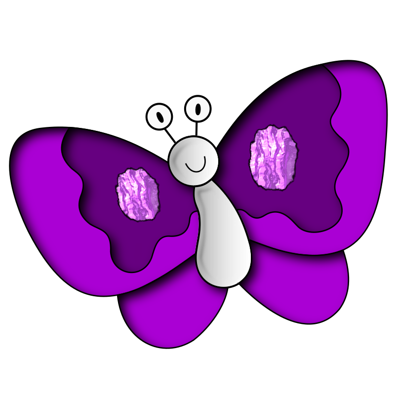 Butterfly purple