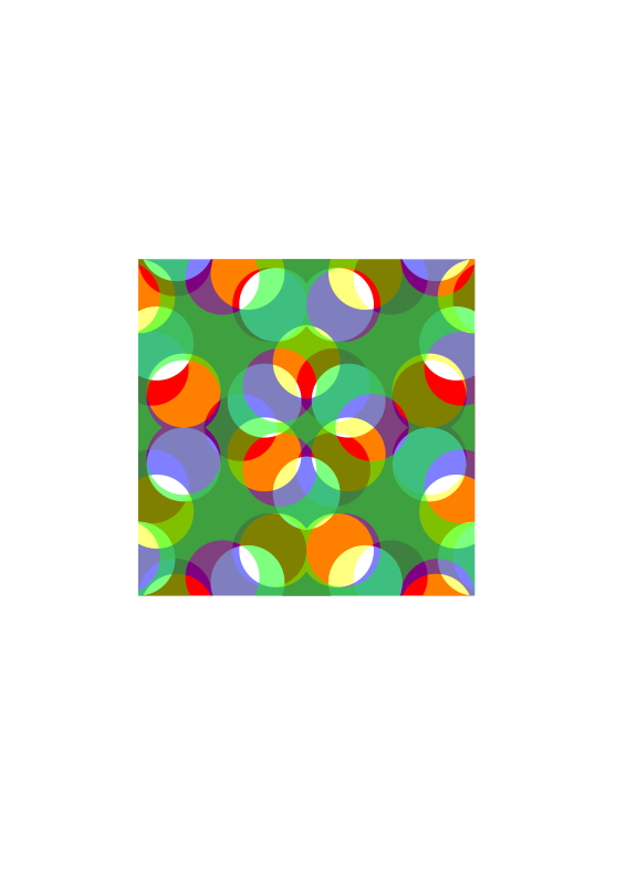 Colourful Square pattern 3