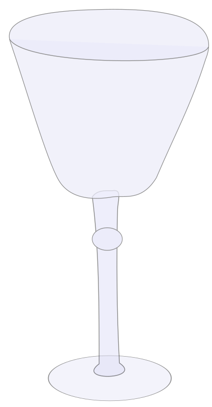 Wine glass empty