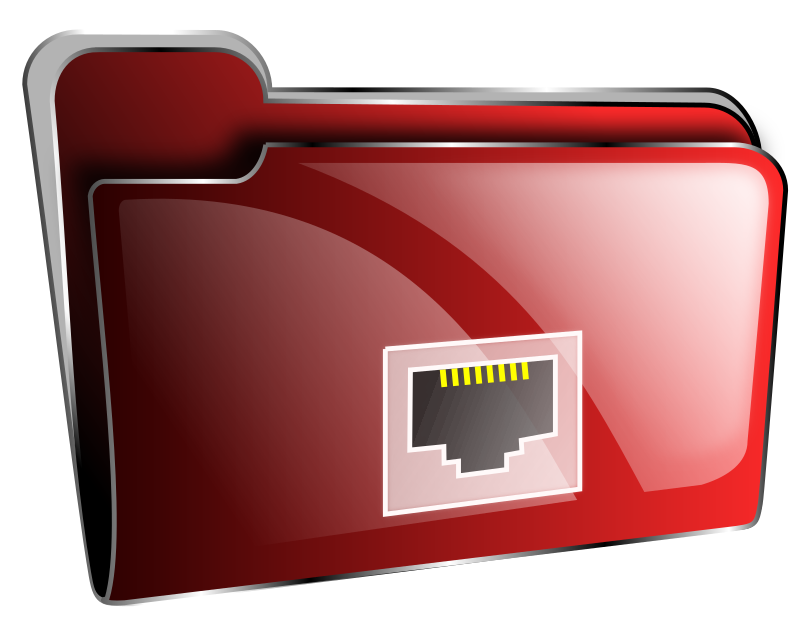 Folder icon red net