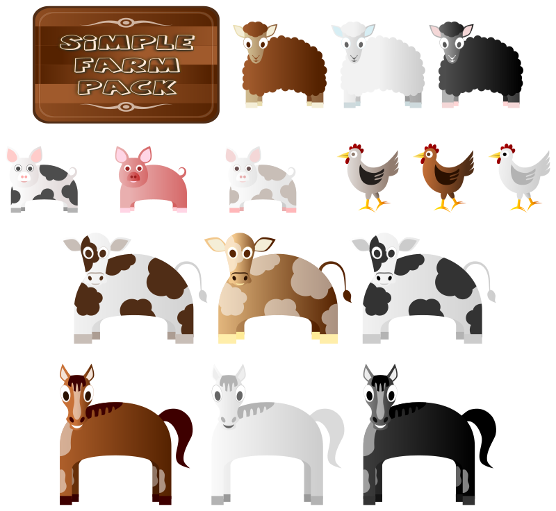 Simple Farm Animals