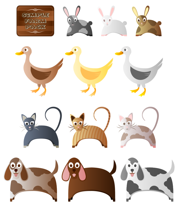 Simple Farm Animals 2